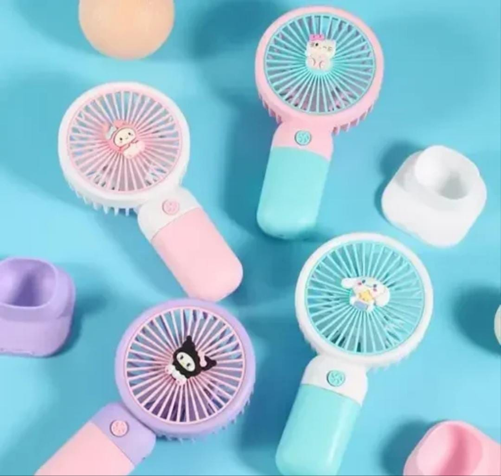 Portable rechargeable mini fan